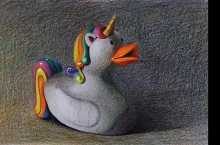 Unicorn rubber duck