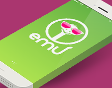 Emu - Selfie Stickers App Branding, Ui and Motion Design