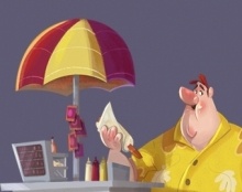 עיצוב דמות Hotdog Man