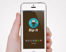 עיצוב אפליקציית bip it
