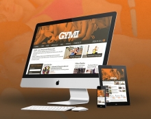 GYMI - Health and fitness club web design concept