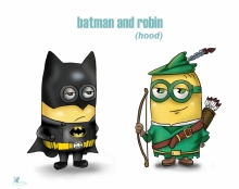 Batman & robbin (hood(