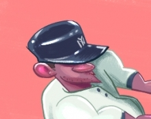 עיצוב דמויות שחקני בייסבול