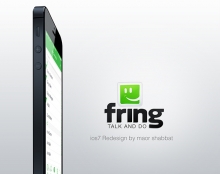 fring ios7 redesign