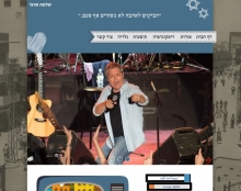 עיצוב ואפיון אתר אינטרנט לזמר שלמה ארצי