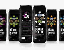 עיצוב אריזות קפה פטריות אורגני כחלק מפרויקט מיתוג רחב לחברת מקסי